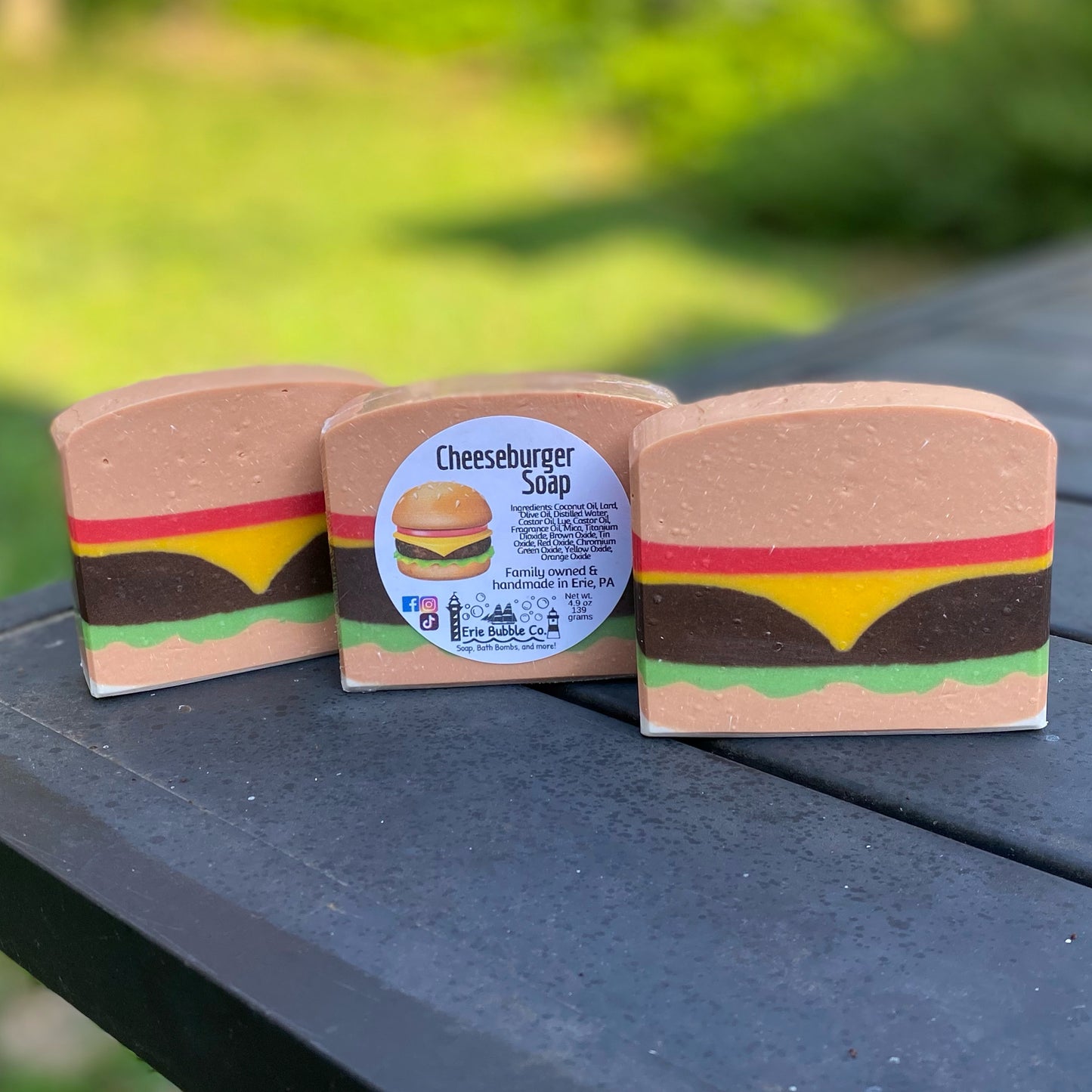 Cheeseburger Soap